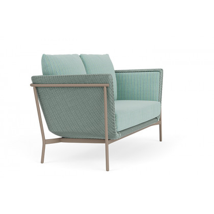 Lloyd Flanders™ Solstice Loveseat  - Sea Glass, French Beige