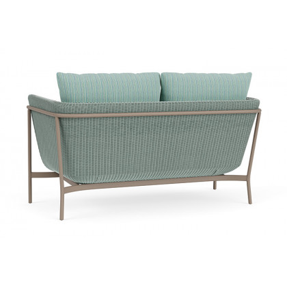 Lloyd Flanders™ Solstice Loveseat  - Sea Glass, French Beige