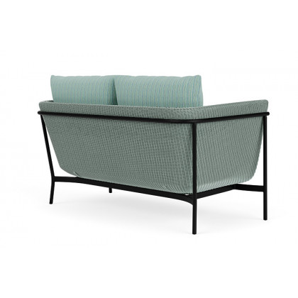 Lloyd Flanders™ Solstice Loveseat  - Sea Glass, Ebony
