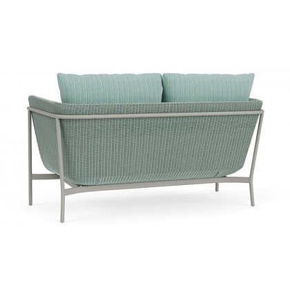 Lloyd Flanders™ Solstice Loveseat  - Sea Glass, Platinum