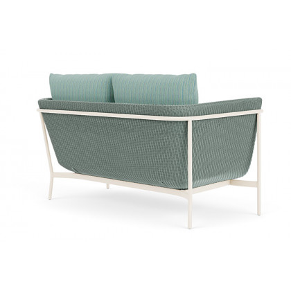 Lloyd Flanders™ Solstice Loveseat  - Sea Glass, Ivory
