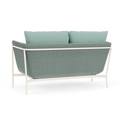 Lloyd Flanders™ Solstice Loveseat  - Sea Glass, Ivory