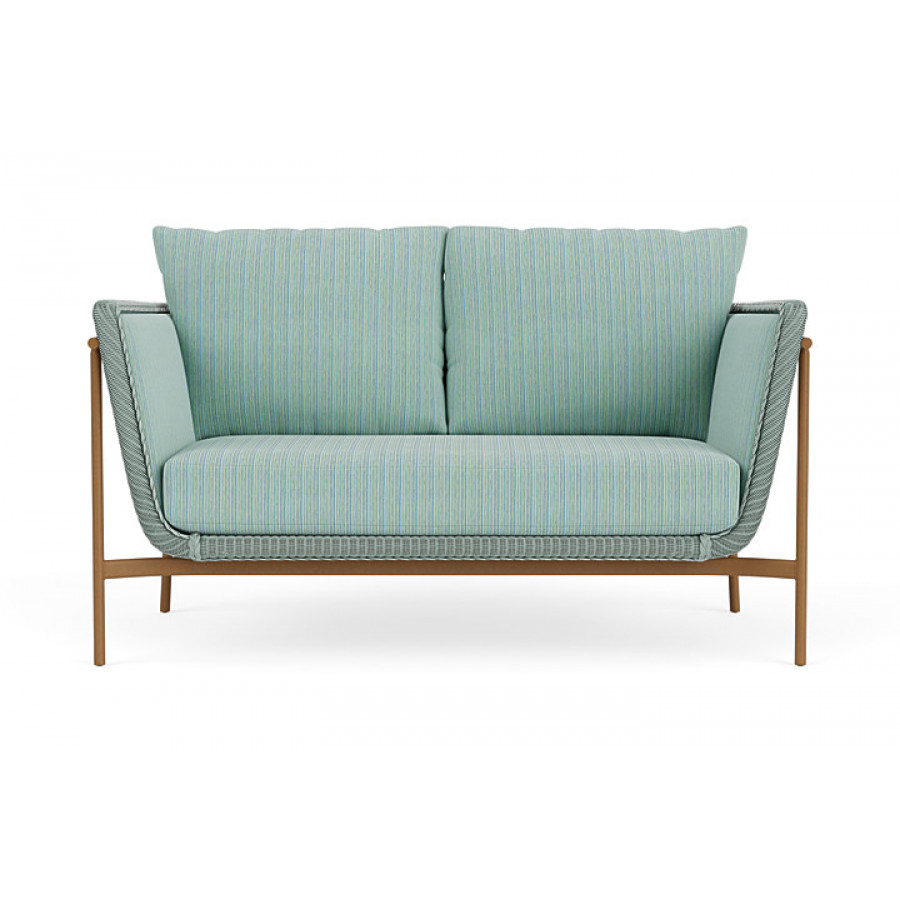 Lloyd Flanders™ Solstice Loveseat  - Sea Glass, Hickory