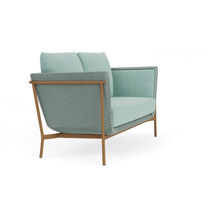 Lloyd Flanders™ Solstice Loveseat  - Sea Glass, Hickory
