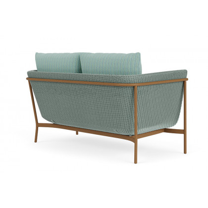 Lloyd Flanders™ Solstice Loveseat  - Sea Glass, Hickory