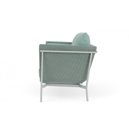 Lloyd Flanders™ Solstice Loveseat  - Sea Glass, Metallic Silver