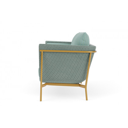 Lloyd Flanders™ Solstice Loveseat  - Sea Glass, Metallic Gold