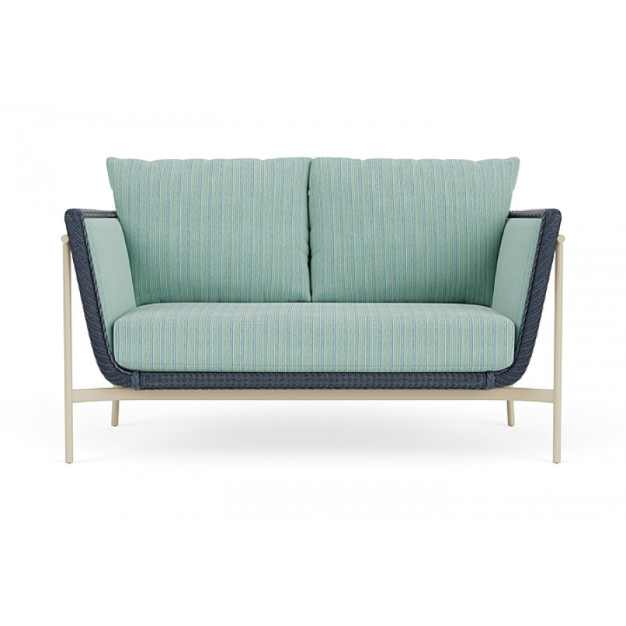 Lloyd Flanders™ Solstice Loveseat  - Denim Blue, Linen