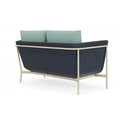 Lloyd Flanders™ Solstice Loveseat  - Denim Blue, Linen