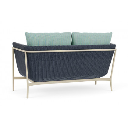 Lloyd Flanders™ Solstice Loveseat  - Denim Blue, Linen