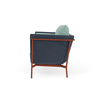Lloyd Flanders™ Solstice Loveseat  - Denim Blue, Terracotta