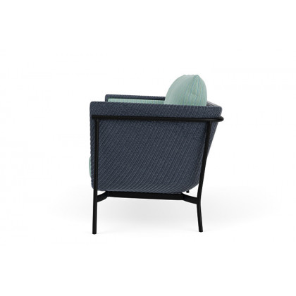 Lloyd Flanders™ Solstice Loveseat  - Denim Blue, Ebony