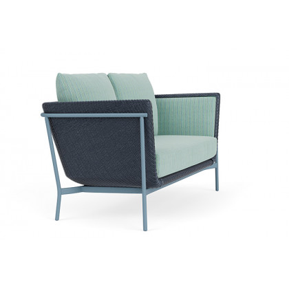 Lloyd Flanders™ Solstice Loveseat  - Denim Blue, Stillwater