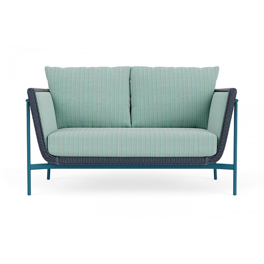 Lloyd Flanders™ Solstice Loveseat  - Denim Blue, Peacock