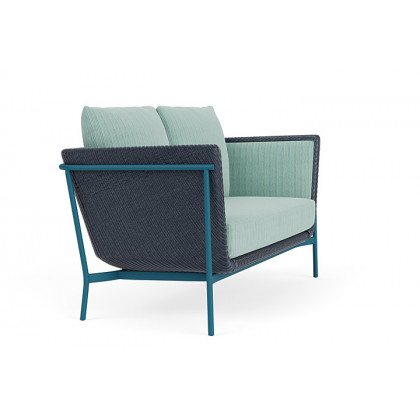 Lloyd Flanders™ Solstice Loveseat  - Denim Blue, Peacock