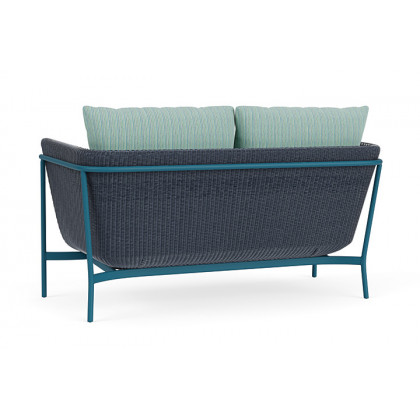 Lloyd Flanders™ Solstice Loveseat  - Denim Blue, Peacock