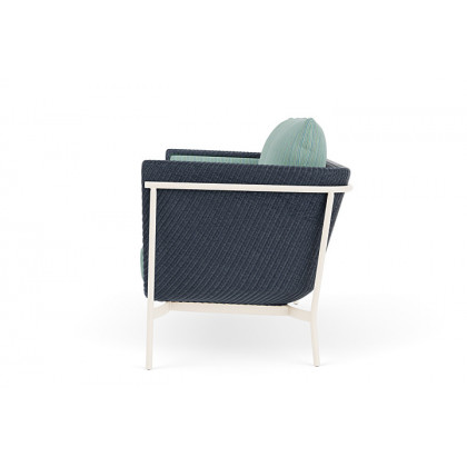 Lloyd Flanders™ Solstice Loveseat  - Denim Blue, Ivory