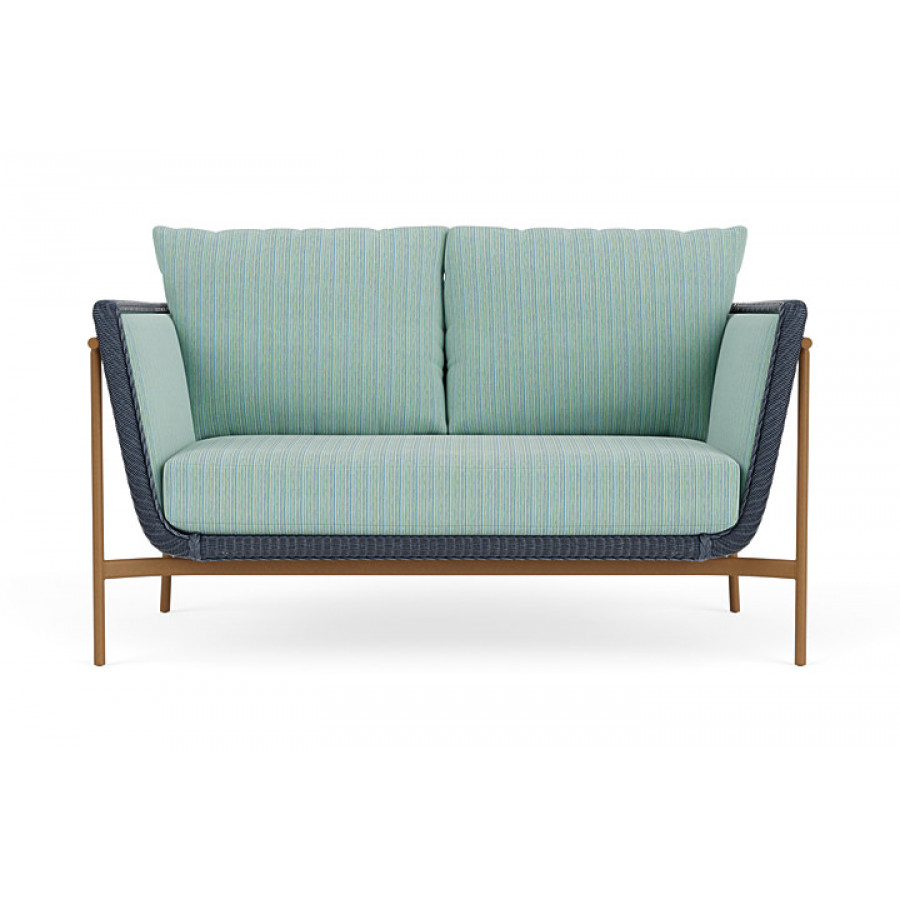 Lloyd Flanders™ Solstice Loveseat  - Denim Blue, Hickory