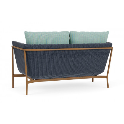 Lloyd Flanders™ Solstice Loveseat  - Denim Blue, Hickory