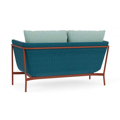 Lloyd Flanders™ Solstice Loveseat  - Peacock, Terracotta