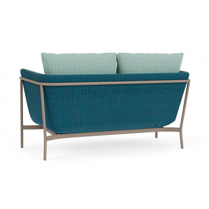 Lloyd Flanders™ Solstice Loveseat  - Peacock, French Beige