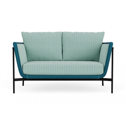 Lloyd Flanders™ Solstice Loveseat  - Peacock, Ebony