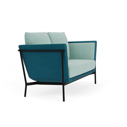 Lloyd Flanders™ Solstice Loveseat  - Peacock, Ebony