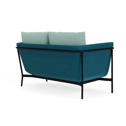 Lloyd Flanders™ Solstice Loveseat  - Peacock, Ebony