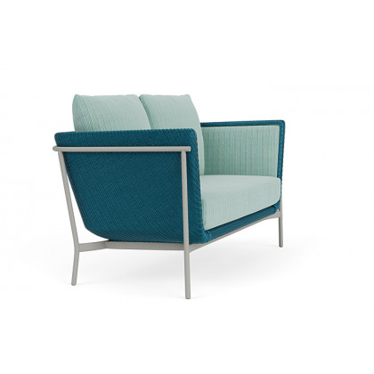 Lloyd Flanders™ Solstice Loveseat  - Peacock, Platinum