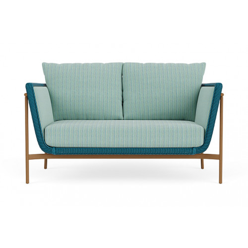 Lloyd Flanders™ Solstice Loveseat  - Peacock, Hickory