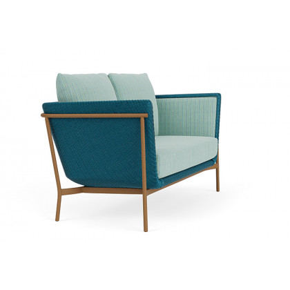 Lloyd Flanders™ Solstice Loveseat  - Peacock, Hickory