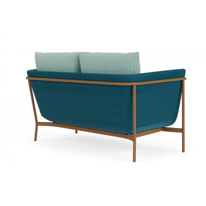 Lloyd Flanders™ Solstice Loveseat  - Peacock, Hickory