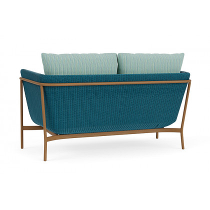 Lloyd Flanders™ Solstice Loveseat  - Peacock, Hickory