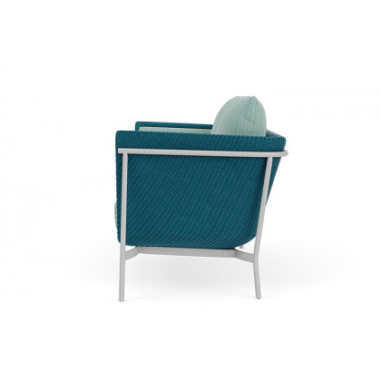 Lloyd Flanders™ Solstice Loveseat  - Peacock, Metallic Silver