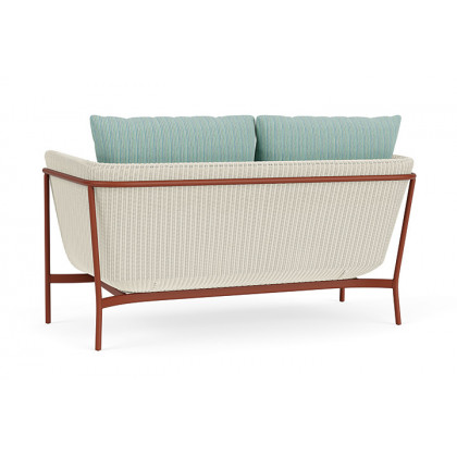 Lloyd Flanders™ Solstice Loveseat  - Ivory, Terracotta