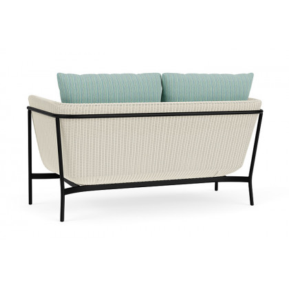 Lloyd Flanders™ Solstice Loveseat  - Ivory, Ebony