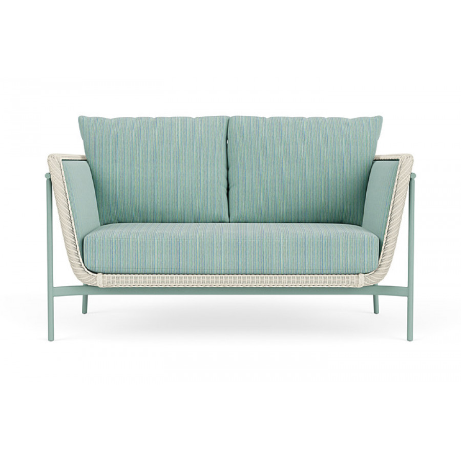 Lloyd Flanders™ Solstice Loveseat  - Ivory, Sea Glass