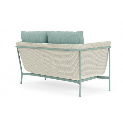 Lloyd Flanders™ Solstice Loveseat  - Ivory, Sea Glass