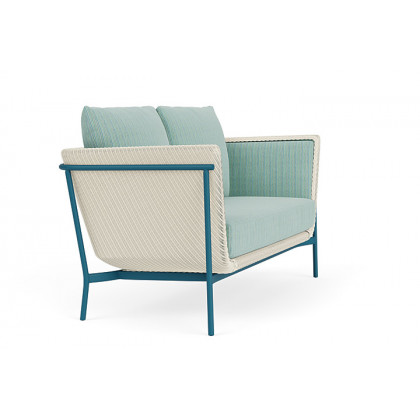 Lloyd Flanders™ Solstice Loveseat  - Ivory, Peacock