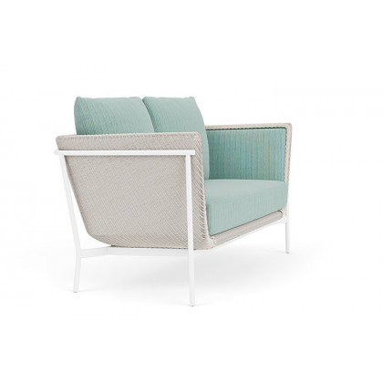 Lloyd Flanders™ Solstice Loveseat  - Antique White, Matte White
