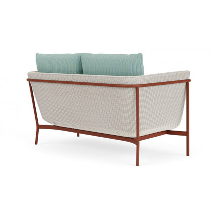 Lloyd Flanders™ Solstice Loveseat  - Antique White, Terracotta