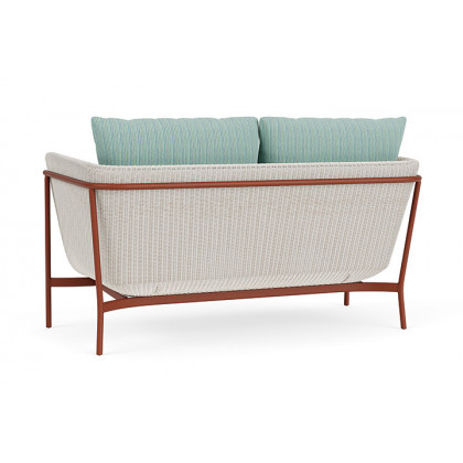 Lloyd Flanders™ Solstice Loveseat  - Antique White, Terracotta