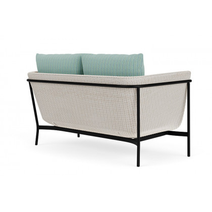 Lloyd Flanders™ Solstice Loveseat  - Antique White, Ebony