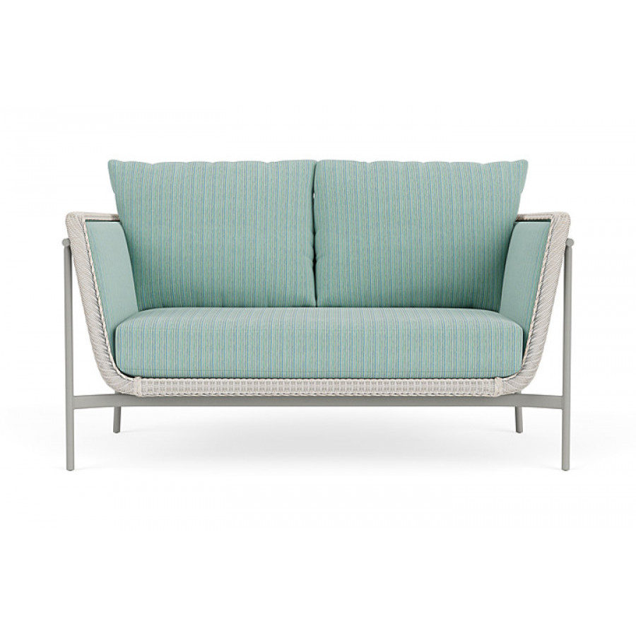 Lloyd Flanders™ Solstice Loveseat  - Antique White, Platinum