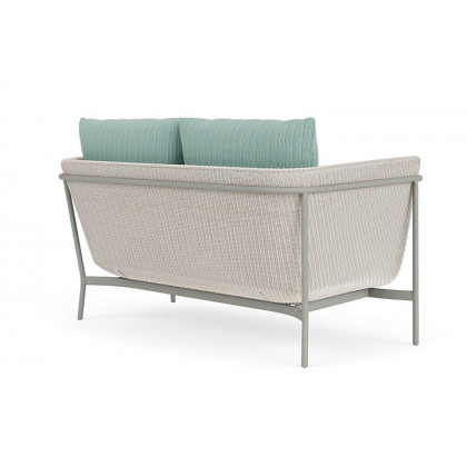 Lloyd Flanders™ Solstice Loveseat  - Antique White, Platinum