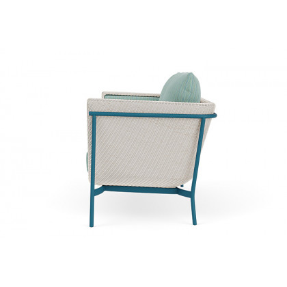 Lloyd Flanders™ Solstice Loveseat  - Antique White, Peacock