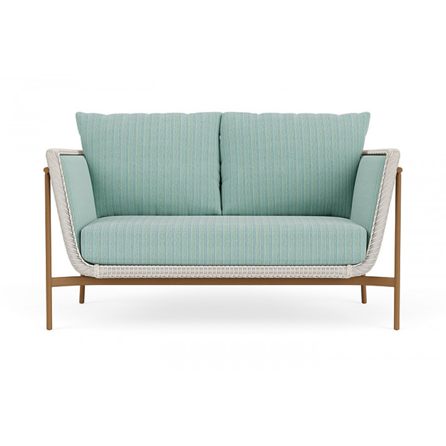 Lloyd Flanders™ Solstice Loveseat  - Antique White, Hickory