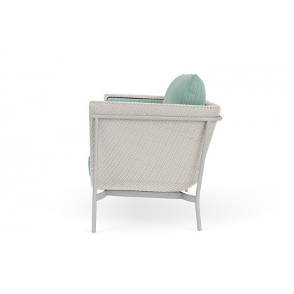Lloyd Flanders™ Solstice Loveseat  - Antique White, Metallic Silver