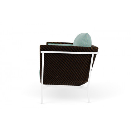 Lloyd Flanders™ Solstice Loveseat  - Mink, Matte White