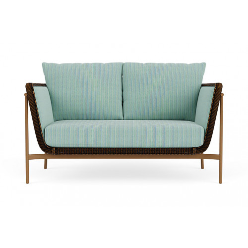 Lloyd Flanders™ Solstice Loveseat  - Mink, Hickory